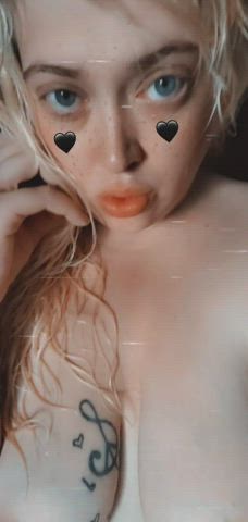 Amateur BBW Enormous Breasts Yellow-haired Chubby Homemade Natural Boobs OnlyFans Shower XXX GIF By  Chubbykitten
