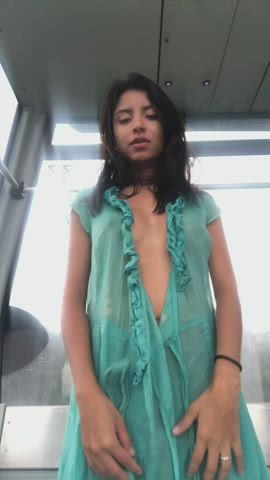 Babe Fine Hispanic Stunning Cute Public Strip Tease Young R/CaughtPublic XXX GIF By  Alicebluwu
