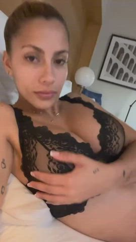 Large Boobies Breasts Bra Costa Rican Hispanic OnlyFans Breasts Keniamusicr XXX GIF By  Akk6793

