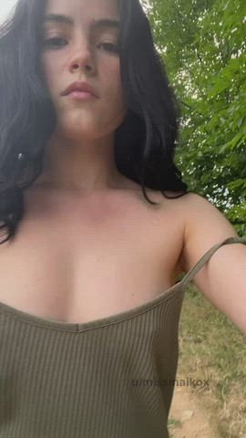 Outdoor Breasts Dirty XXX GIF By  Missmaikox
