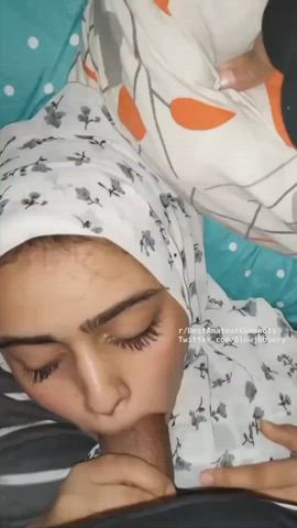 Amateur Bj Spunk In Mouth Cumshot Facial Forced Hijab Humiliation Muslim XXX GIF By  Blowjobbery
