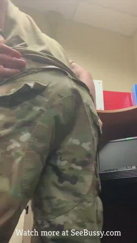 Army Butt Ass Spread Butthole Military Uniform XXX GIF By  Seebussy
